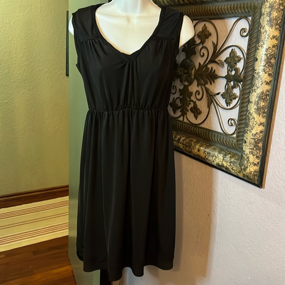 Lovely Mossimo Silky Sexy Sleeveless Black Dress Sz XS💚